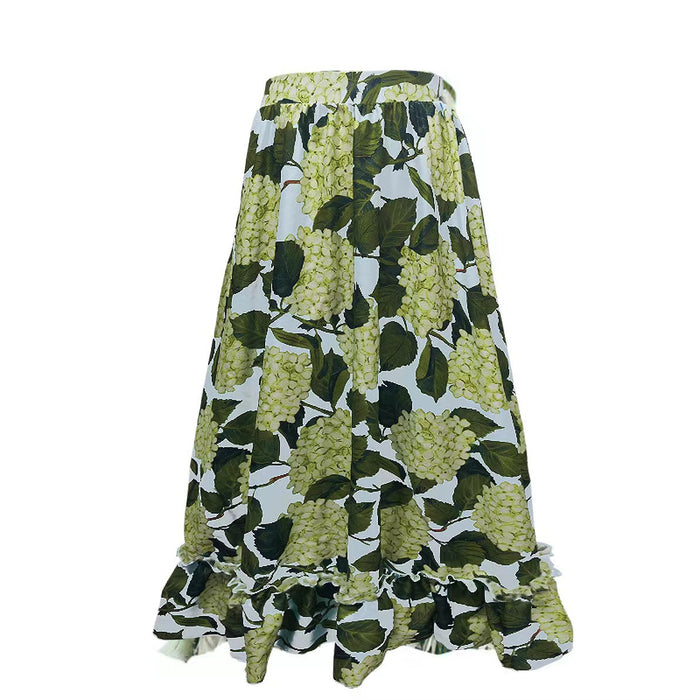 Hydrangea Skirt - Green