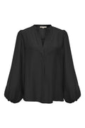 Isabela Sleeve Top Black