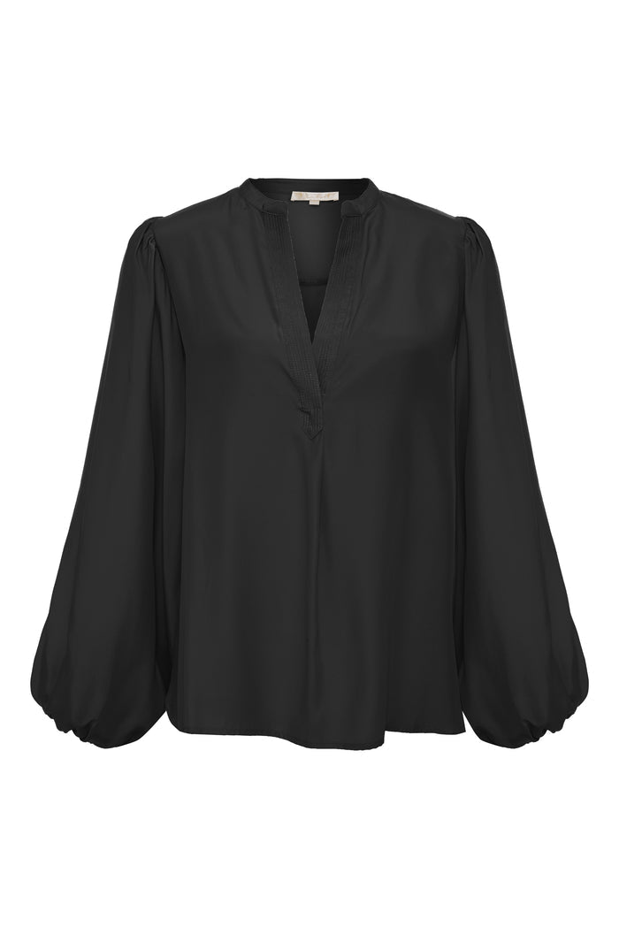 Isabela Sleeve Top Black