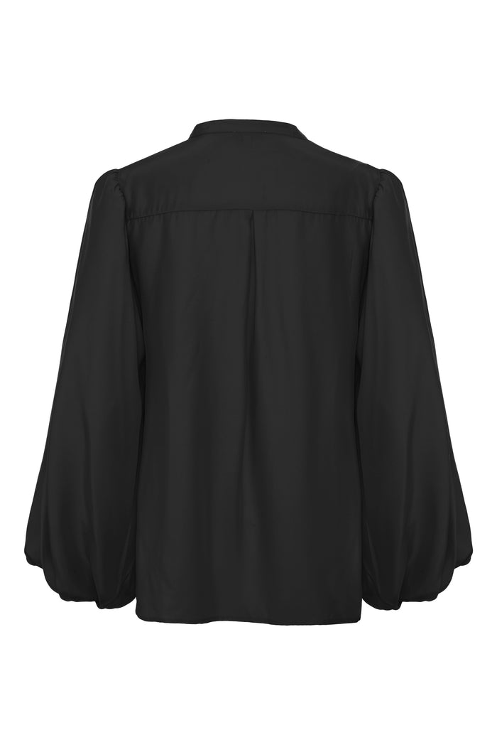 Isabela Sleeve Top Black