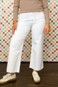 It Just Gets Better Wide Leg Crop Jean