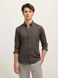 Ivar - Turkish Fit Striped Shirt - Charcoal