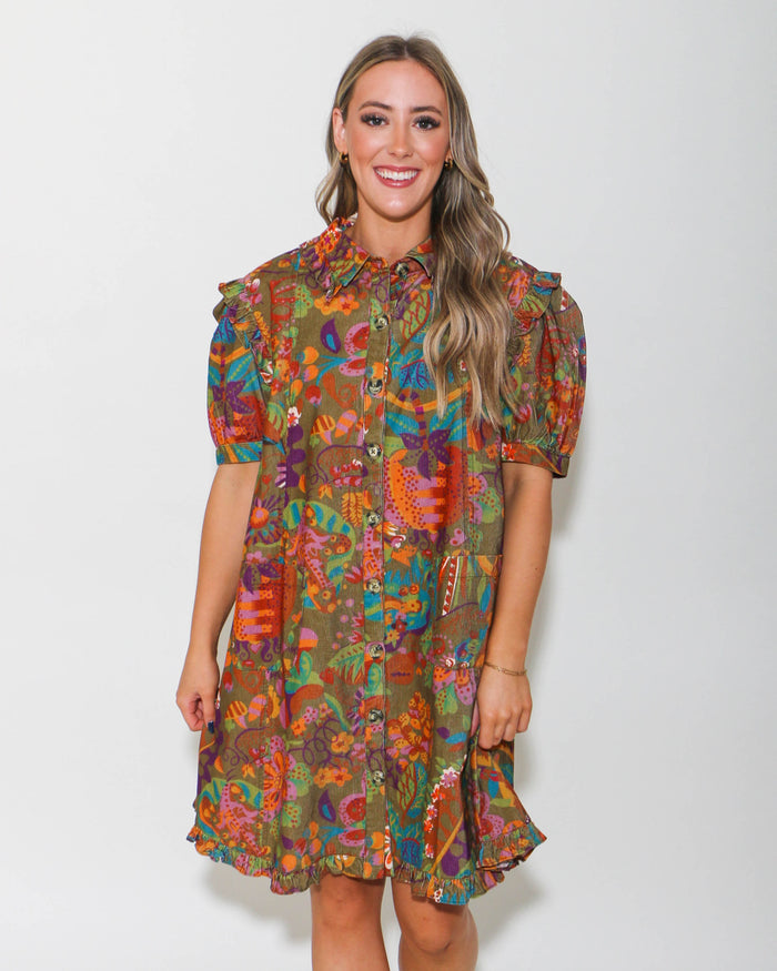 Ivy Jane | Mod Flair Corduroy Dress