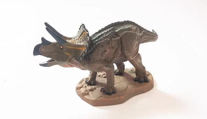 Japan Kazunari Araki Triceratops Dinosaur PVC mini figure figurine Model with base