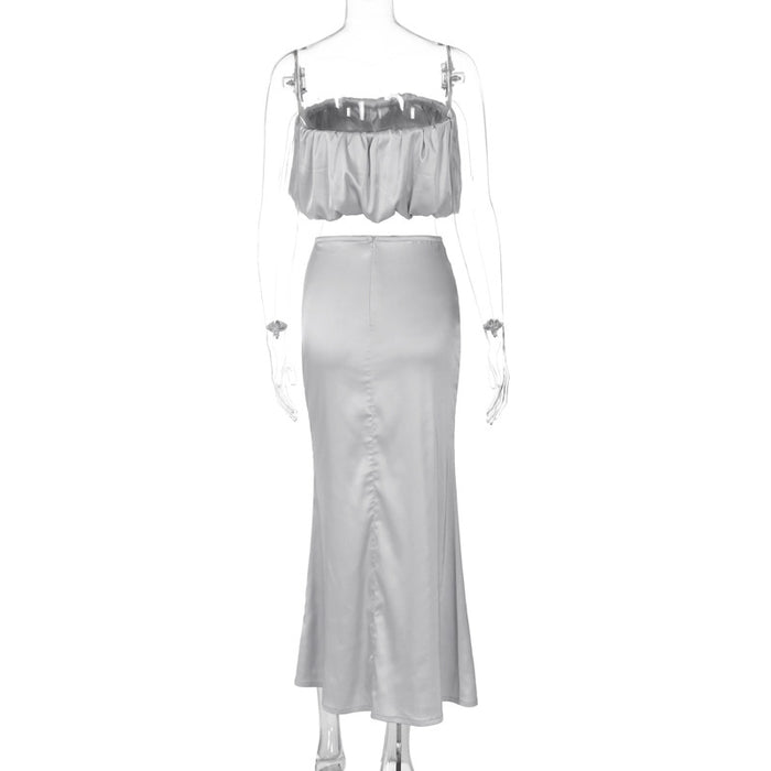 Jordyn Co-ord Set - Silver