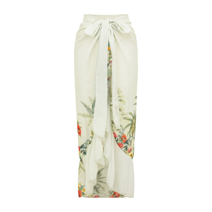 Keep Palm Wrap Skirt