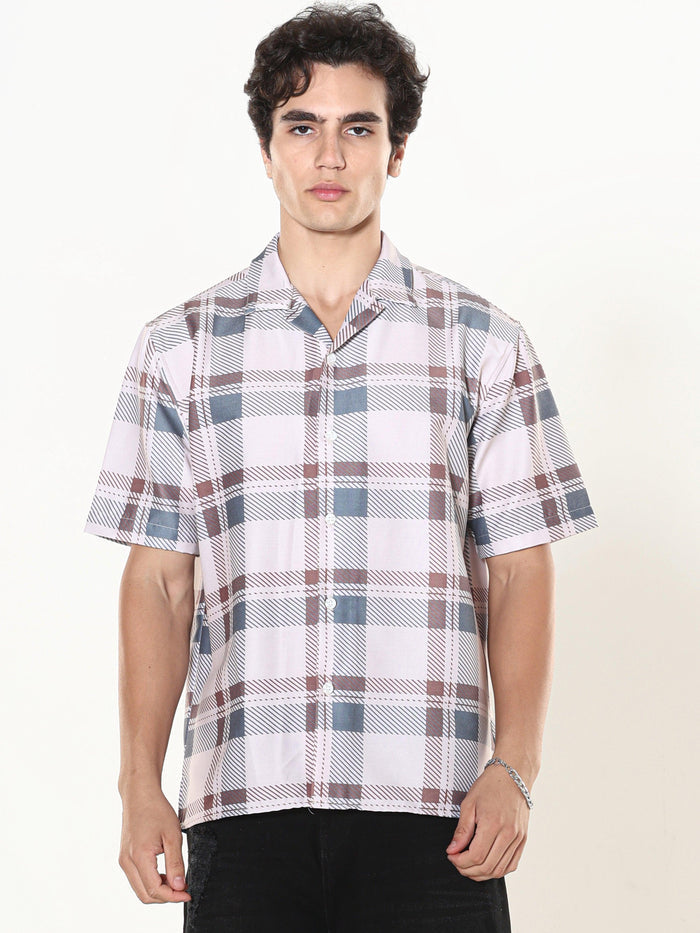 oversized checkered shirt made from lyrac fabric.
lyrac fabric shirts
oversized shirts for men