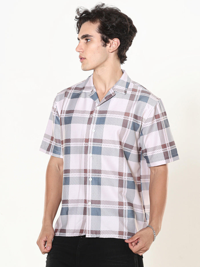 oversized checkered shirt made from lyrac fabric.
lyrac fabric shirts
oversized shirts for men