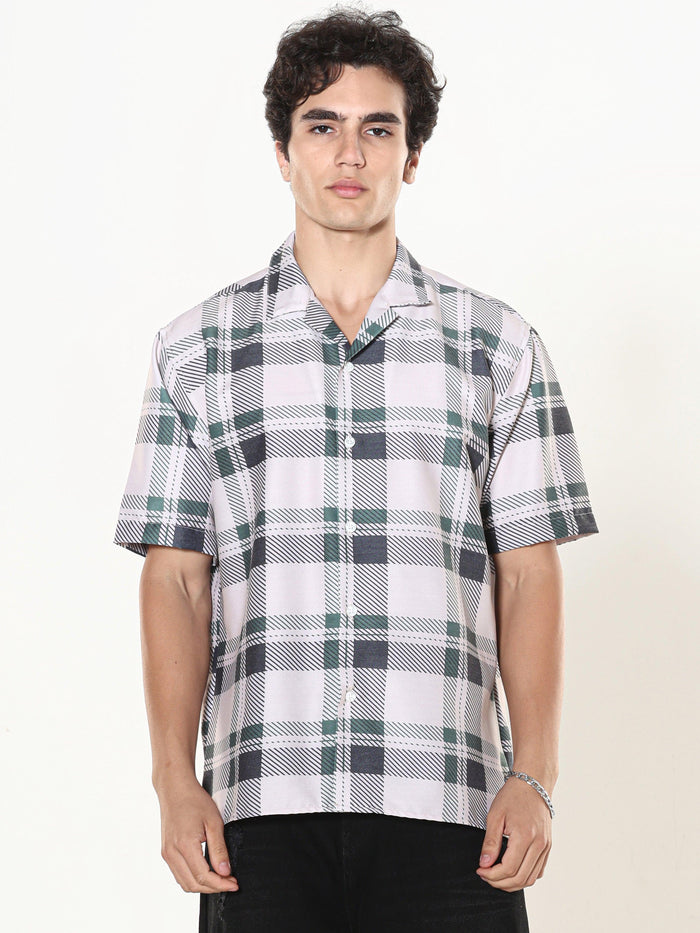 oversized checkered shirt made from lyrac fabric.
lyrac fabric shirts
oversized shirts for men