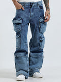 baggy cargo jeans featuring 10 pockets including zipper pockets. 
baggy cargo jeans pant for men
stylish baggy jeans for men