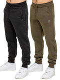 Kruze | Mens Fleece Joggers 2 Pack