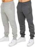 Kruze | Mens Fleece Joggers 2 Pack