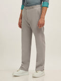 men's Straight Fit Formal Pant - gray
