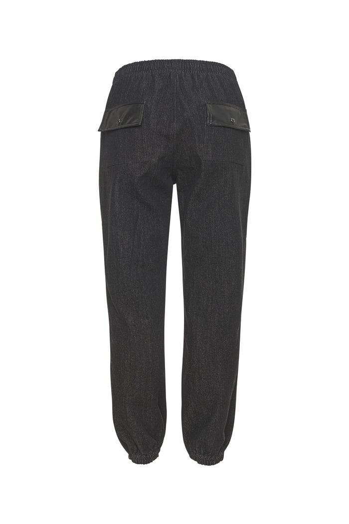 Leather Trim Pant