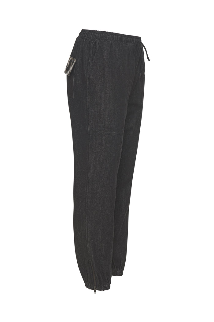 Leather Trim Pant