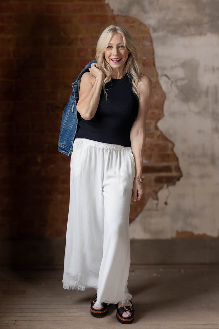 Less Is More Wide Leg Pant