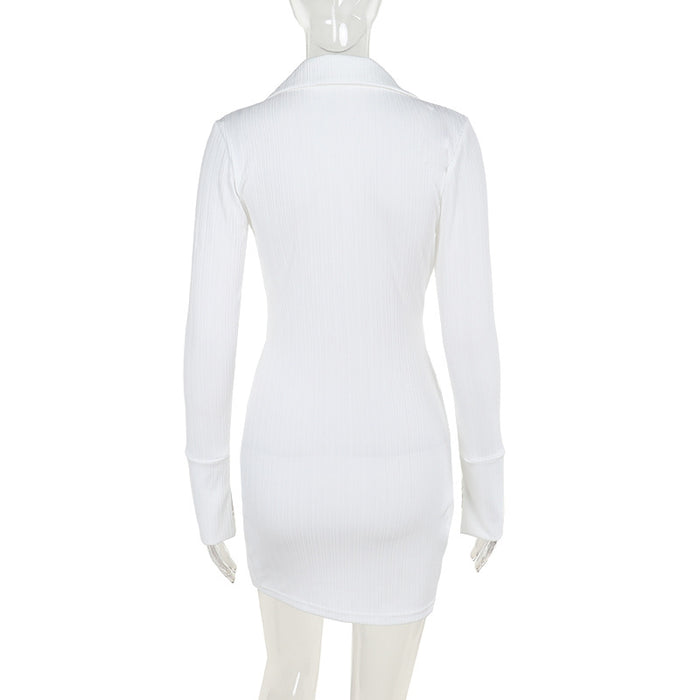 Lisa Mini Dress-White