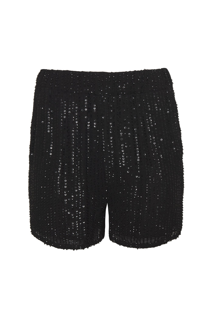 Liza Sequin Short Black