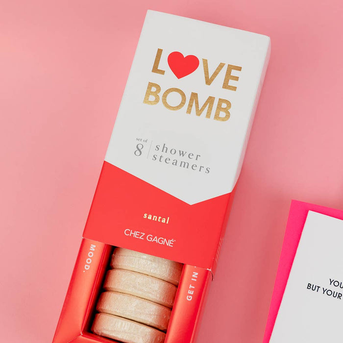 Love Bomb Shower Steamers - Santal - Set of 8 Tabs