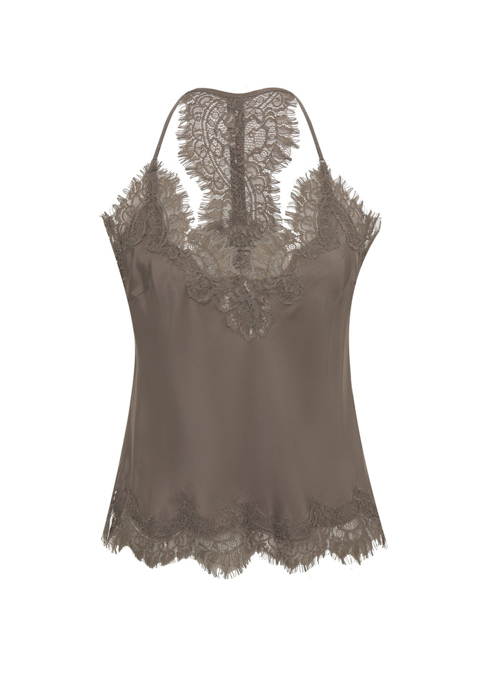 Lucy Crop Cami - Muted Taupe