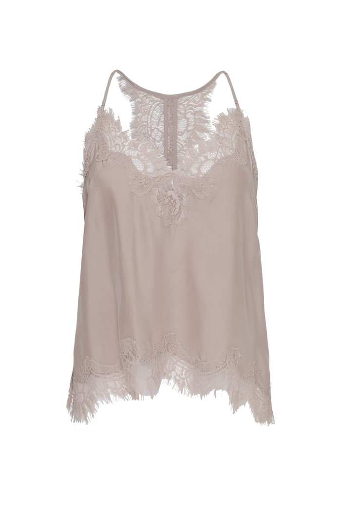 Lucy Crop Cami - Sand Shell