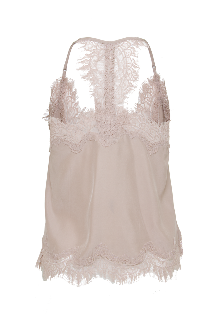 Lucy Crop Cami - Sand Shell