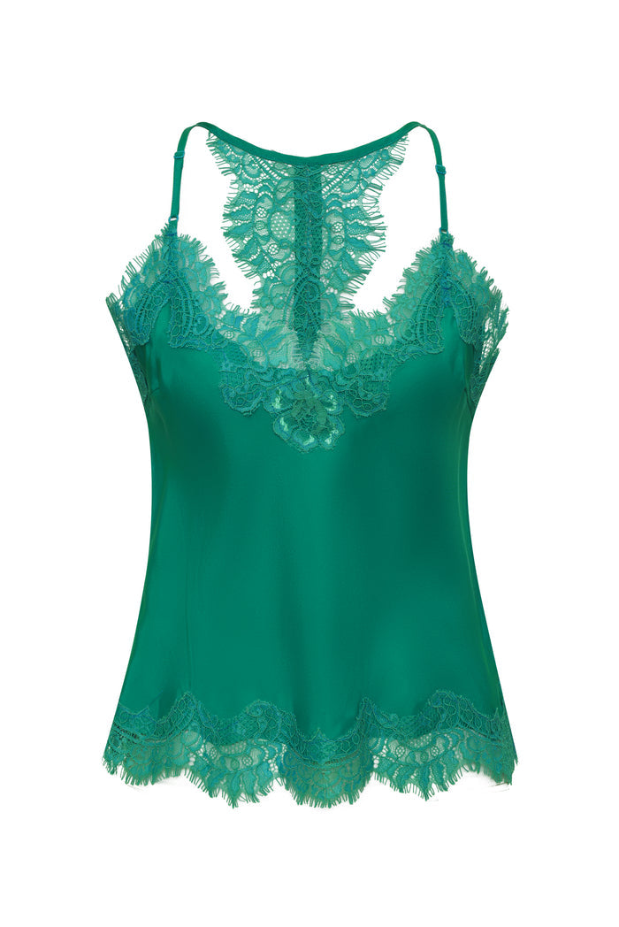 Lucy Crop Cami Colombian Jade