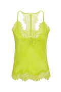 Lucy Crop Cami Lime