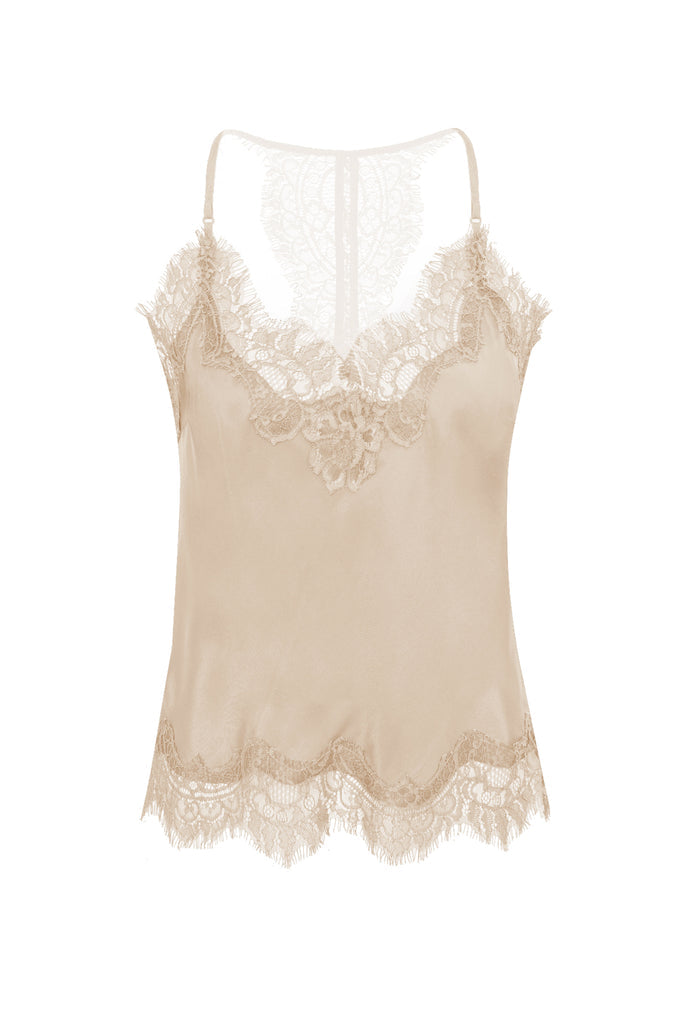 Lucy Crop Cami Raffia