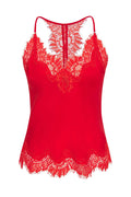 Lucy Crop Cami Red Chili