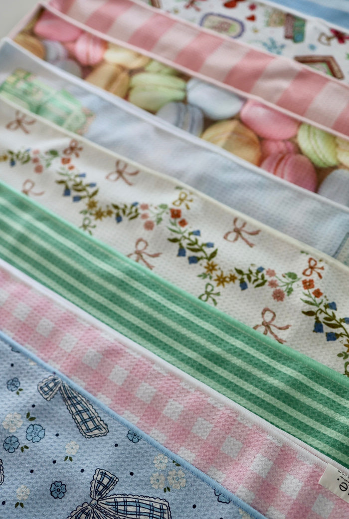 Macaron Blush: Double-Sided Hand Towel