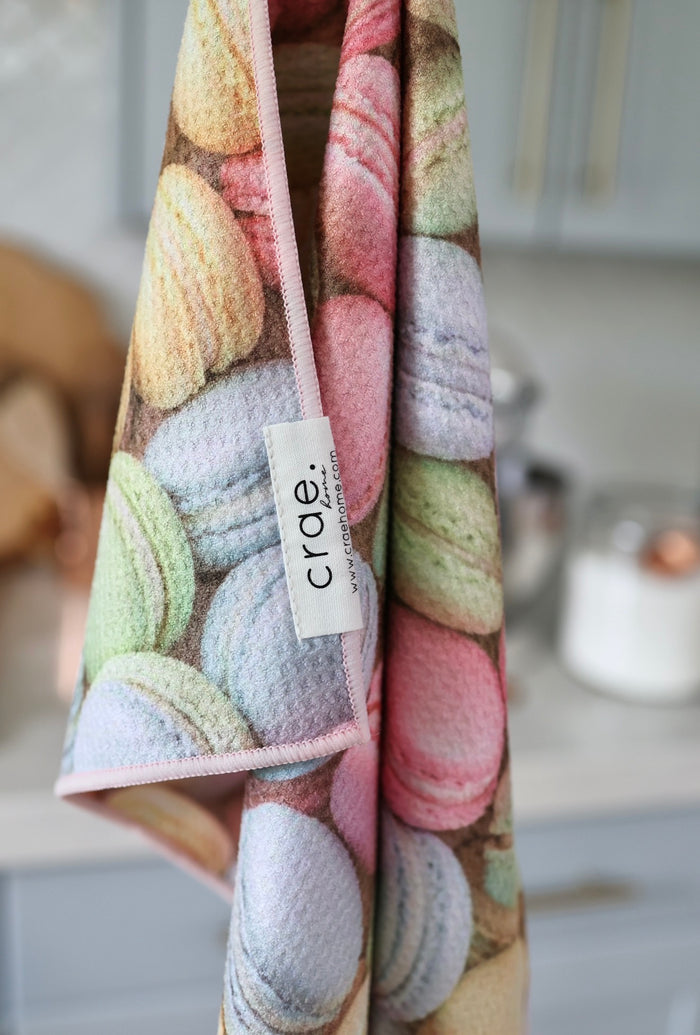 Macaron Market: Double-Sided Hand Towel