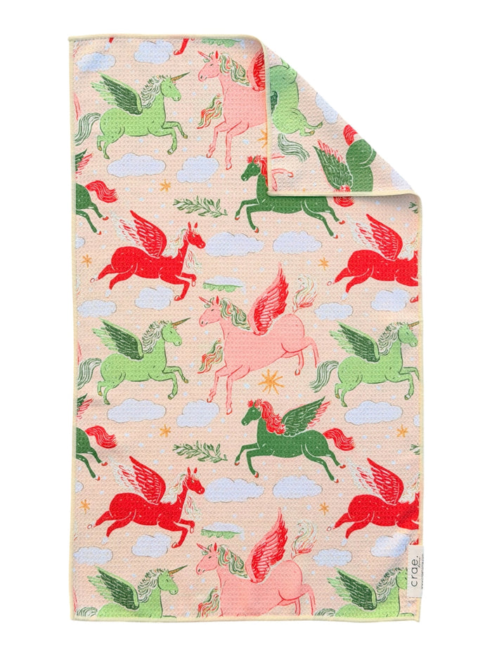 Magical Flight: Double-Sided Hand Towel