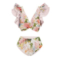 Marie Ruffle Bikini  - Apricot