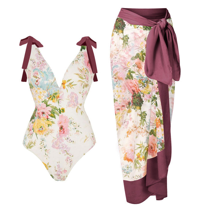Marie Swimsuit Set - Apricot