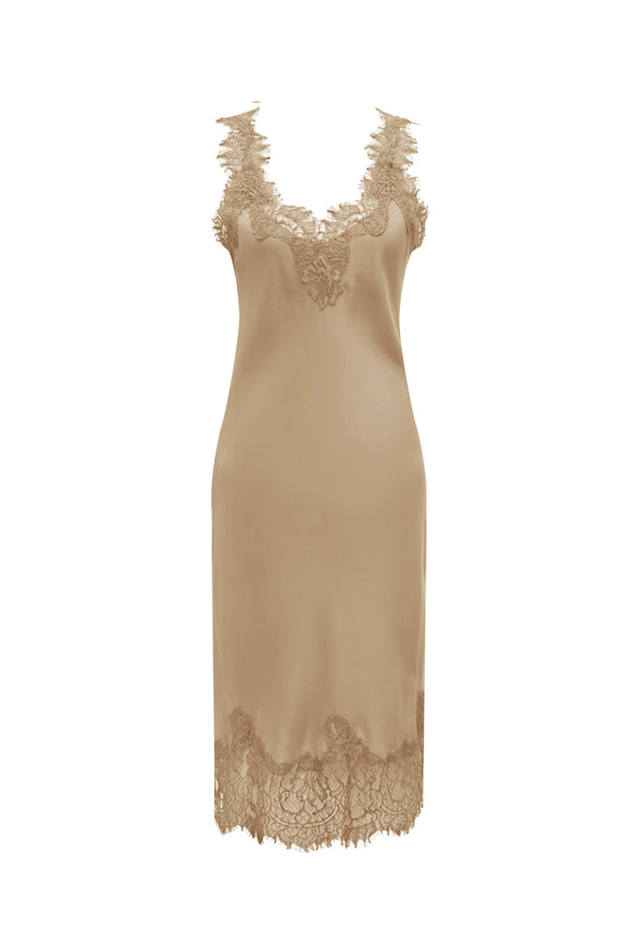 Megan Coco Dress Desert Sand