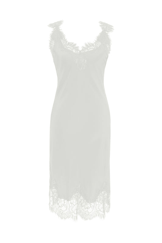 The Megan Coco Dress in dove.
