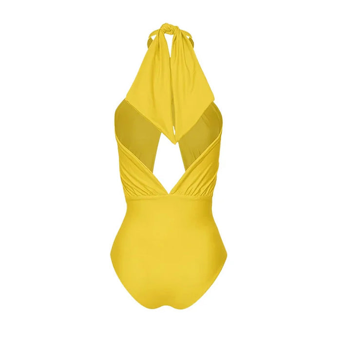 Mellow in Yellow Swimsuit - Yellow
