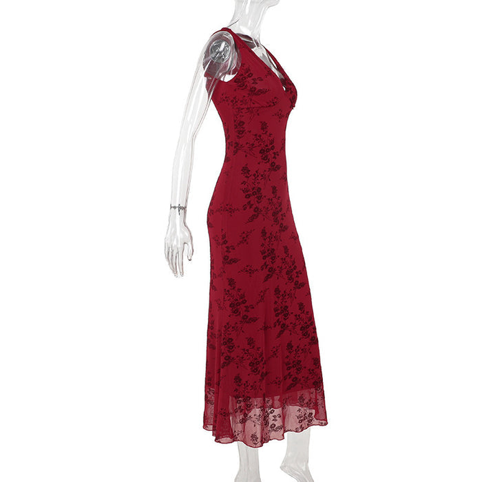 Melys Dress-Maroon