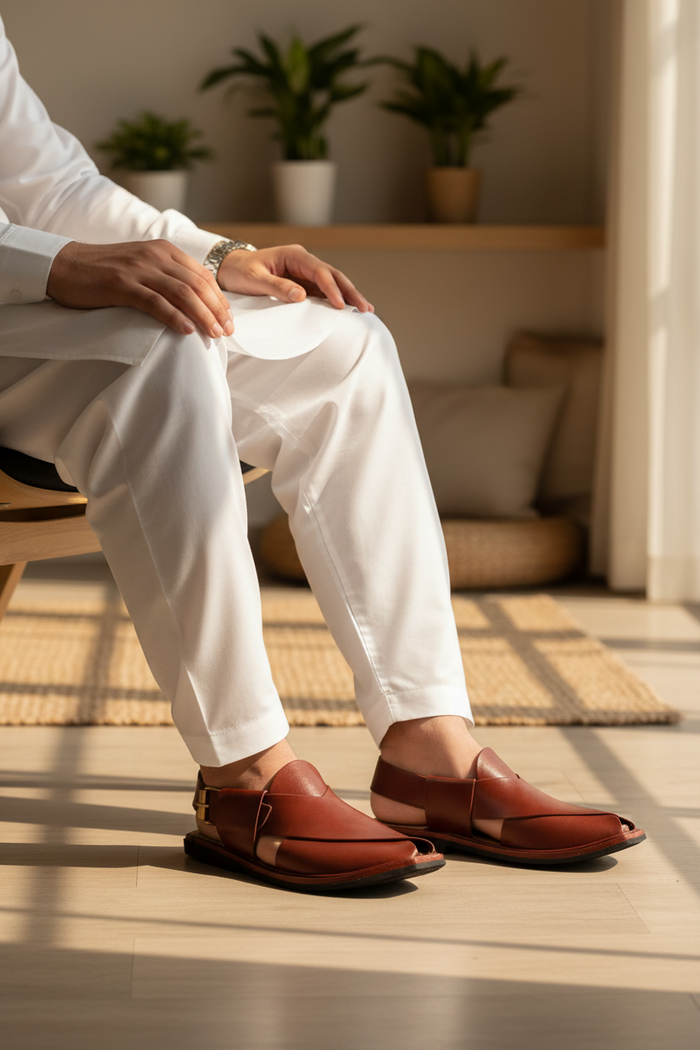 MEN TRADITIONAL PESHAWARI CHAPPAL C-2511