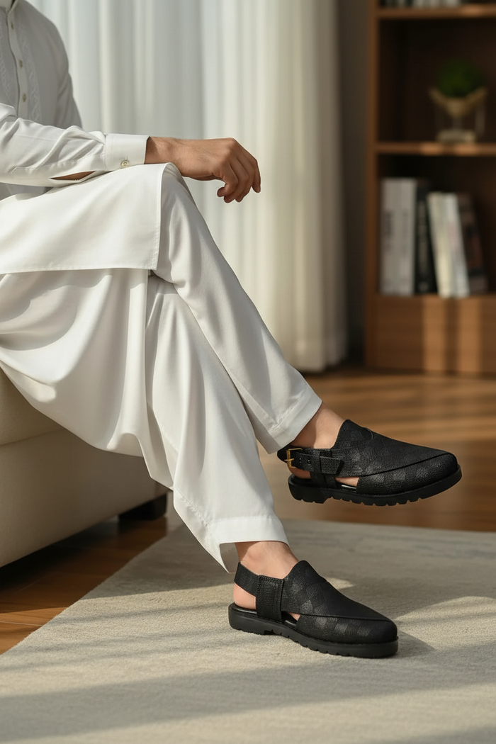 MEN TRADITIONAL PESHAWARI CHAPPAL C-2608