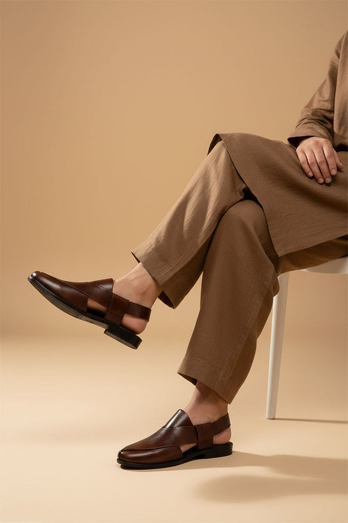 MEN TRADITIONAL PESHAWARI CHAPPAL C-2609