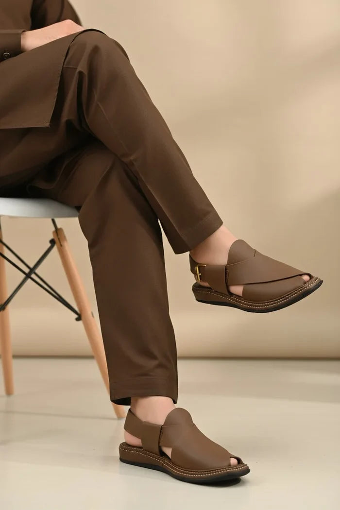 MEN TRADITIONAL PESHAWARI CHAPPAL C-2640