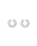 Mikki Huggie Earring in Rhodium