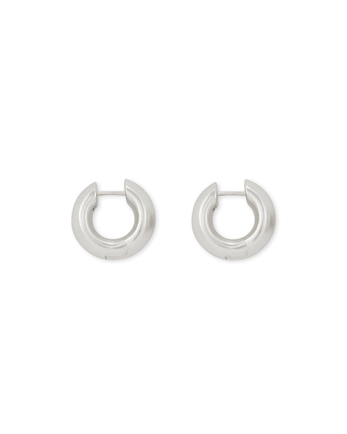 Mikki Huggie Earring in Rhodium