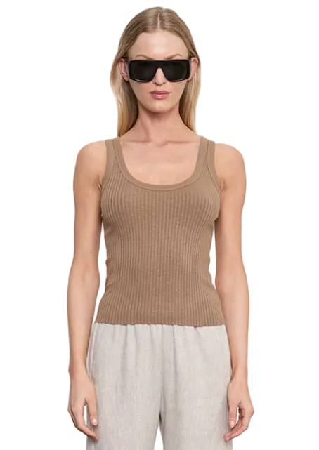 Military Rib Crop Tank