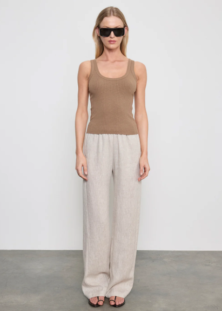 Military Rib Crop Tank