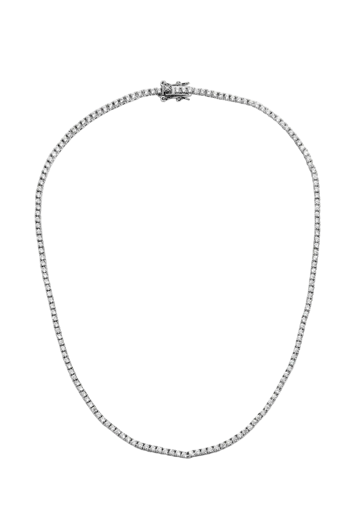 Mini Amina Tennis Necklace 15.5