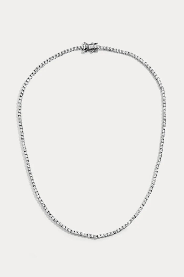 Mini Amina Tennis Necklace 15.5
