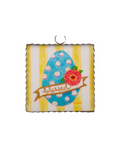 Mini Blessed Egg Print Charm
